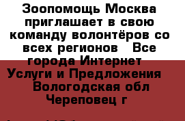 Зоопомощь.Москва приглашает в свою команду волонтёров со всех регионов - Все города Интернет » Услуги и Предложения   . Вологодская обл.,Череповец г.